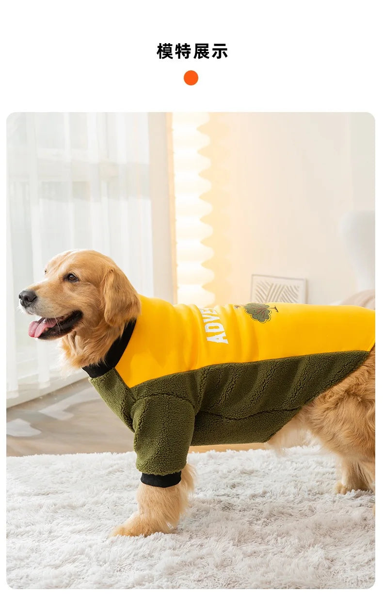 Suéteres de otoño e invierno para perros grandes, suéter para perros de dos patas, ropa para perros de tamaño mediano, ropa para perros grandes