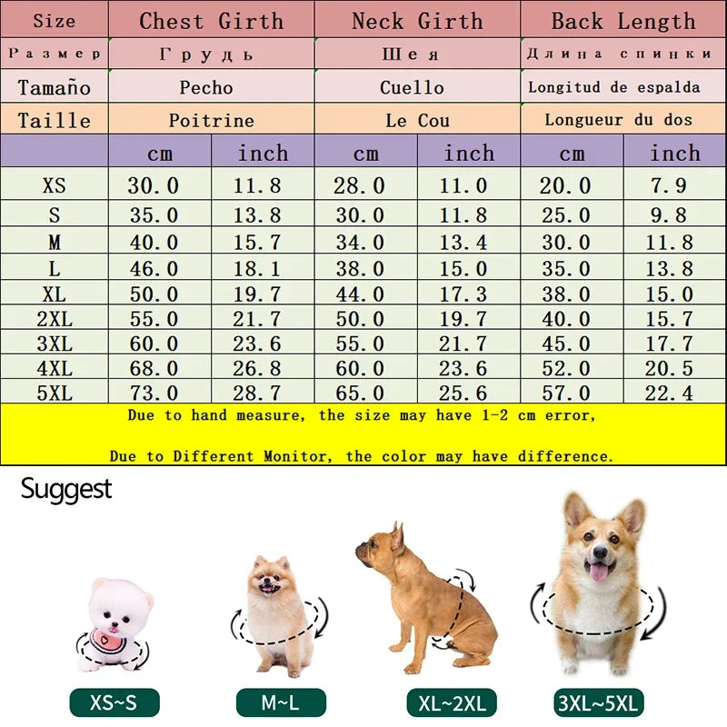 Dog Cat Sweater College Style V-neck Puppy Knitted Wear Winter Warm Pet Clothes for Small Large Dogs Cats French Bulldog Swaeter