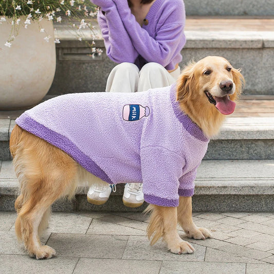 Disfraz de otoño e invierno para mascotas, suéter encantador de otoño para perros grandes, Labrador dorado, perro mediano y grande Samoye