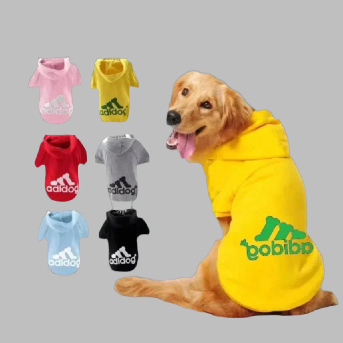 Adidog sudaderas Otoño Invierno ropa cálida para perros con capucha para perros abrigo cálido para mascotas chaqueta para cachorros de perro mediano grande suéter ropa para Chihuahua disfraz