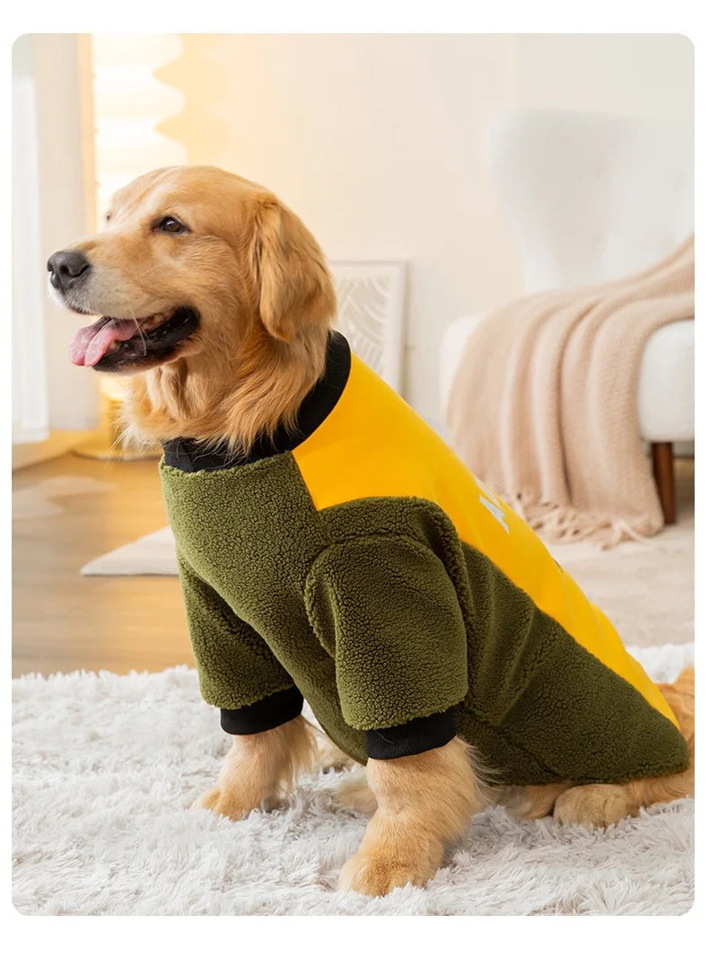 Suéteres de otoño e invierno para perros grandes, suéter para perros de dos patas, ropa para perros de tamaño mediano, ropa para perros grandes